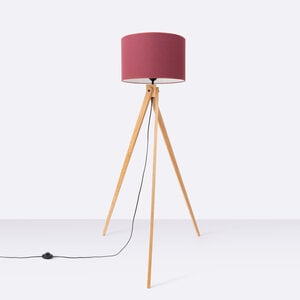 Sollux Lighting Staande lamp NATT bordeaux