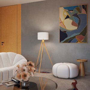 Sollux Lighting Staande lamp NATT wit