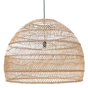 HKliving Hanglamp Gevlochten Riet L Ø80cm HKliving Hanglamp Gevlochten Riet L Ø80cm