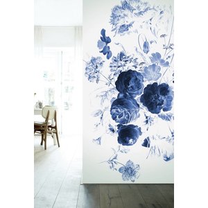 KEK Amsterdam KEK Amsterdam Photo Wallpaper Royal Blue Flowers I