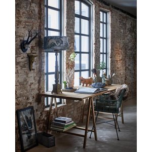 HKliving HKliving Teak trestle table teak