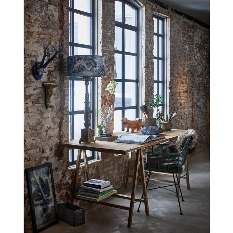 HKliving HKliving Teak trestle table teak
