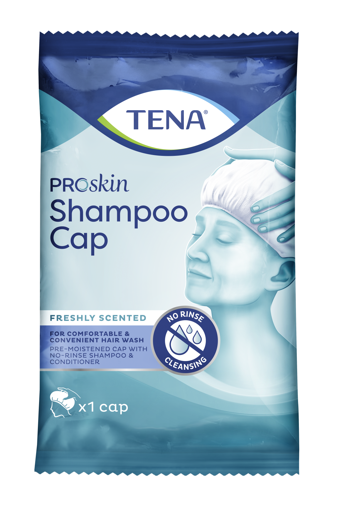 TENA Shampoo Cap ProSkin. Beste prijs.