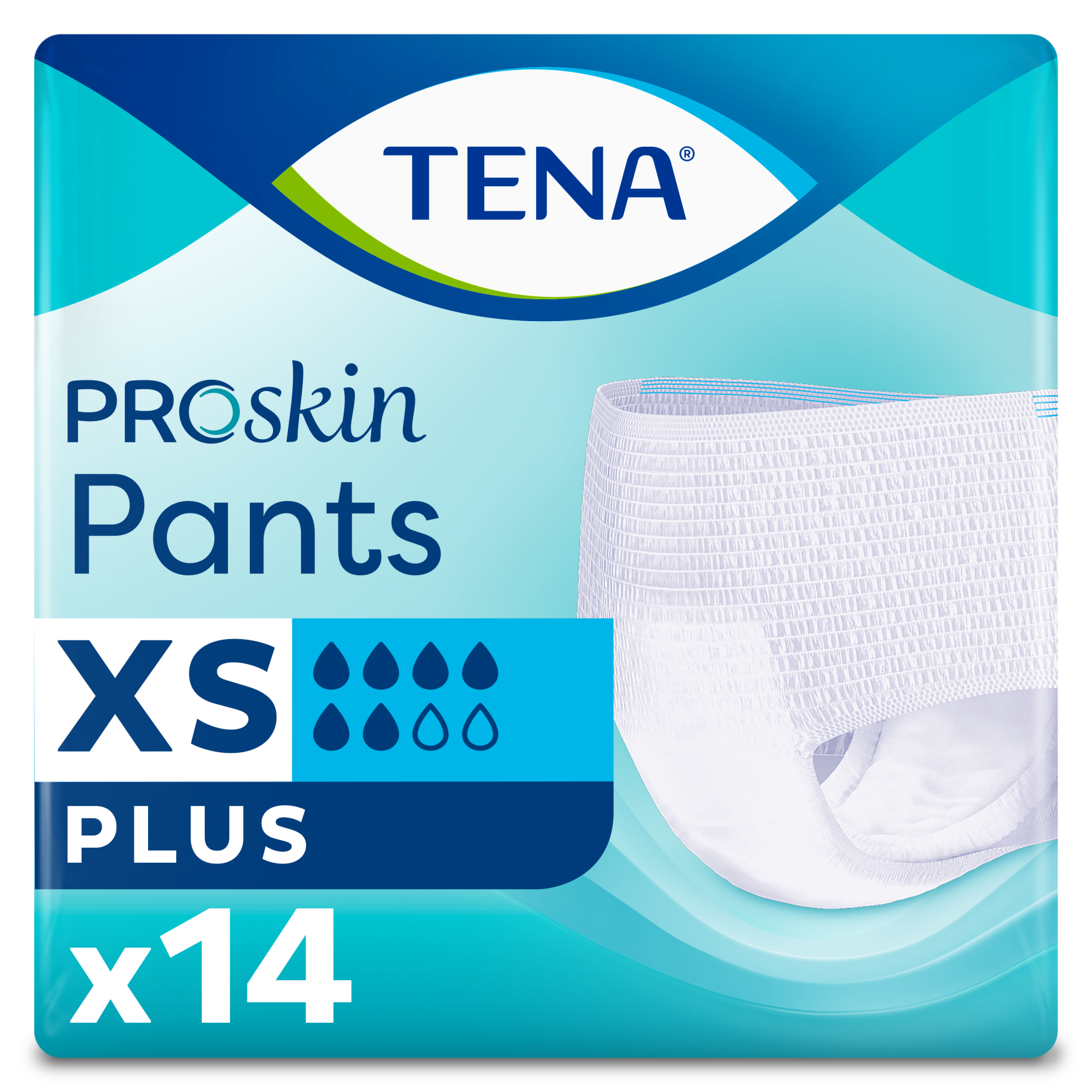 TENA Pants Plus ProSkin (van XXS tot XL) - 4 pakken