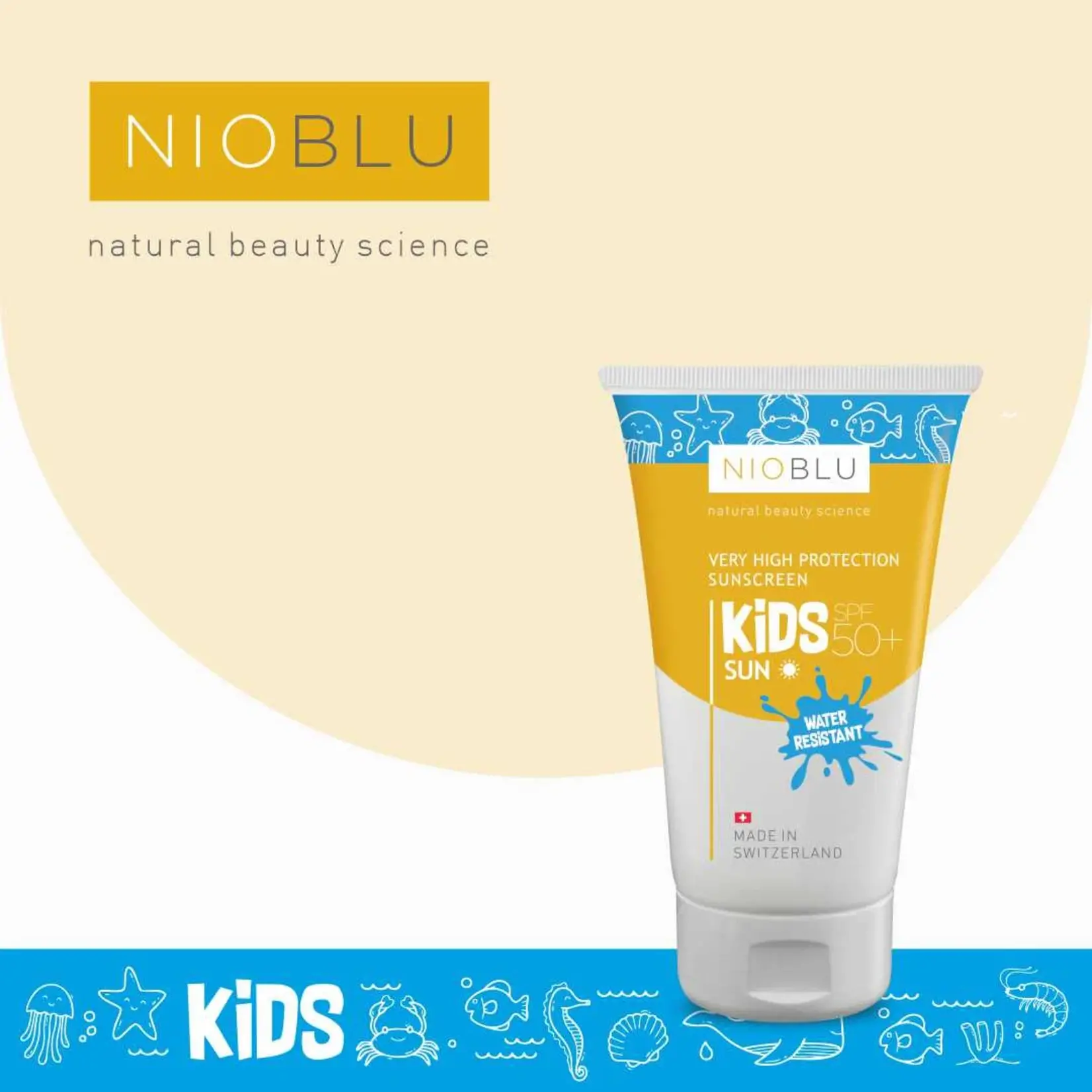 NIOBLU Very High Protection Sunscreen Kids SPF50+