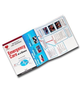 PADI PADI EFR Emergency Care at a Glace card