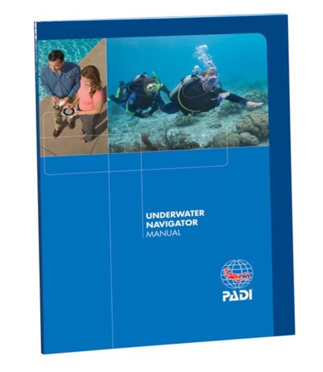 PADI Onderwater Navigatie cursusboek