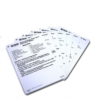 PADI PADI Cue Cards Advanced Open Water