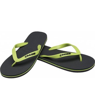 Cressi By The Sea Cressi Beach Flip Flops Donker Groen-Lime