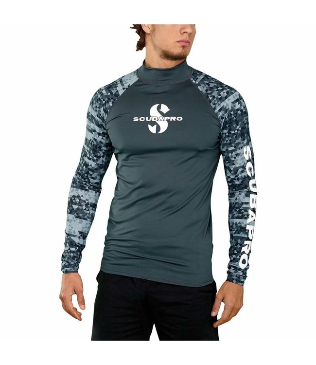 Scubapro Rash Guard heren lang Zwart Diveoutlet