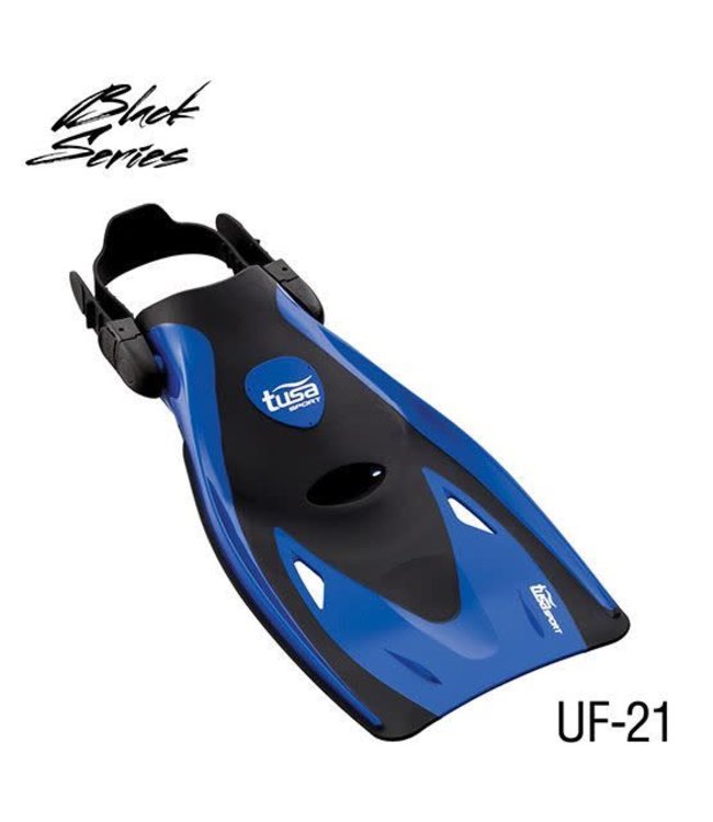 Tusa Visio Tri-Ex Travel Snorkelset Blauw