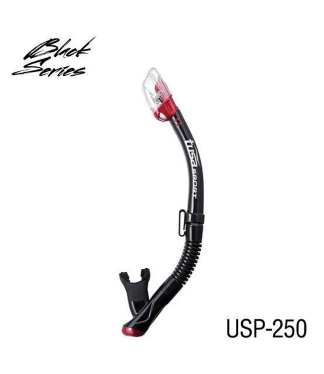 Tusa Visio Tri-Ex Travel Snorkelset Rood