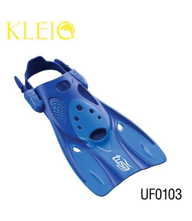 Tusa Mini-Kleio Travel Junior Snorkelset Blauw