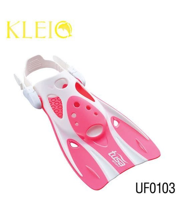Tusa Mini-Kleio Travel Junior Snorkelset Roze