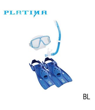 TUSA SPORT Tusa Platina Travel Snorkelset Blauw