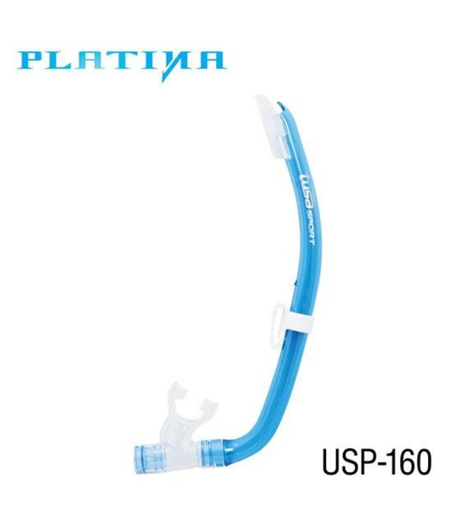 Tusa Platina Travel Snorkelset Blauw