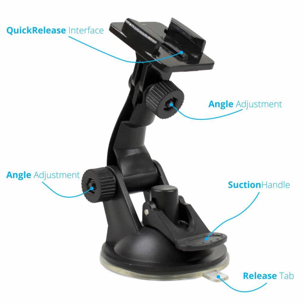 Suction Cup Mount with quick release Diveoutlet