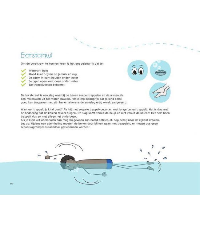 Boek Met succes op zwemles