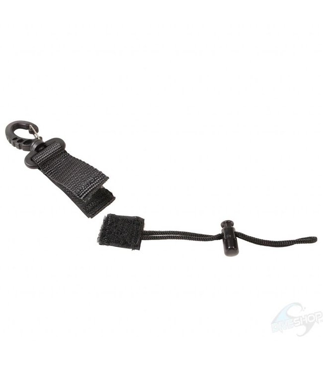 Octopus houder met klittenband Zwart