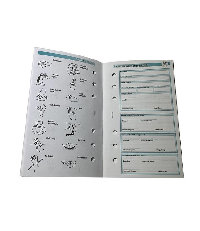 Sub-book logboek comfort vulling