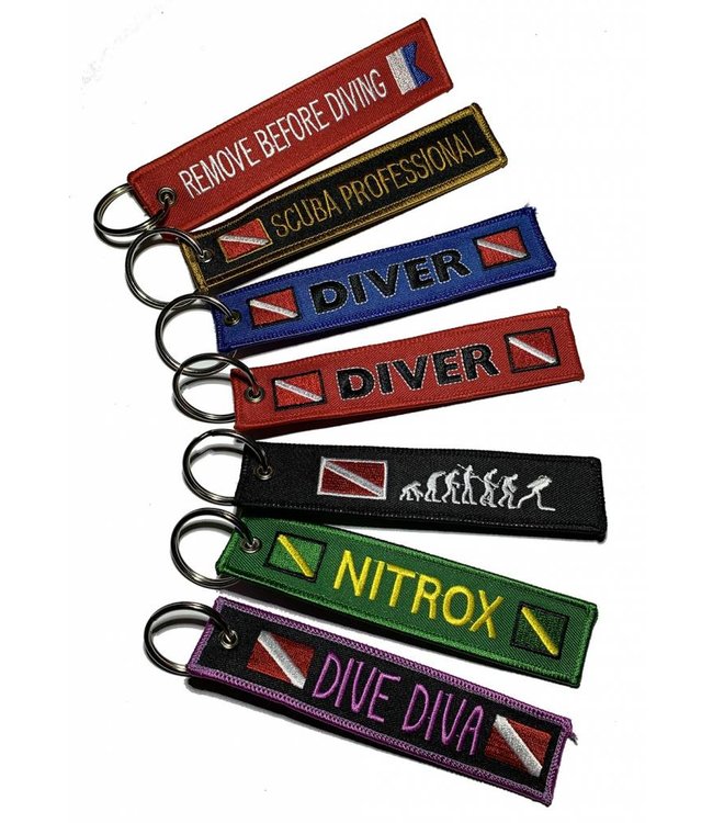 Sleutelhanger Diver Rood