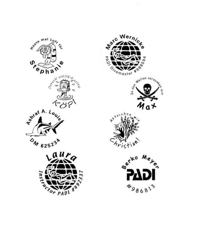 Duikstempel Smart-Stamp 24mm Rond