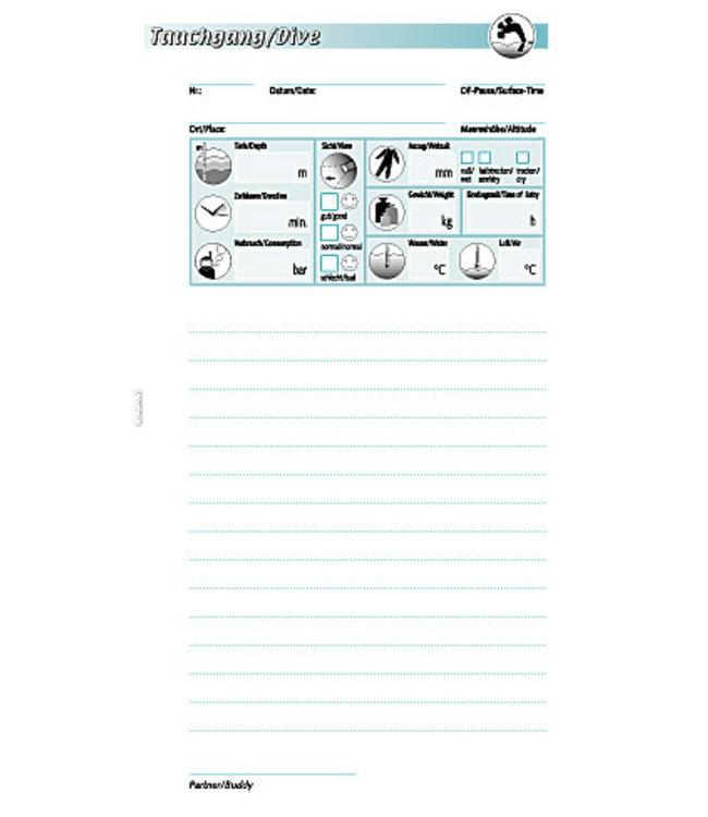 Sub-book logboek vulling