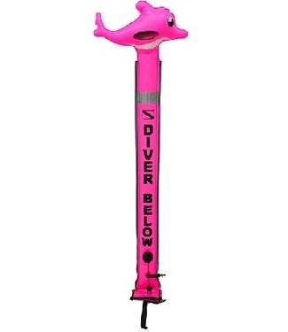 Q-Dive Dolfijn Deco Buoy Roze
