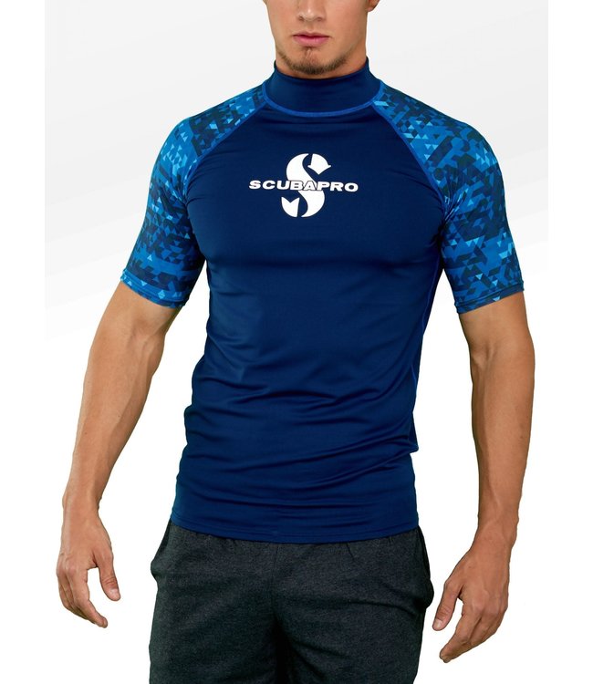 Scubapro Rash Guard heren kort Aegean