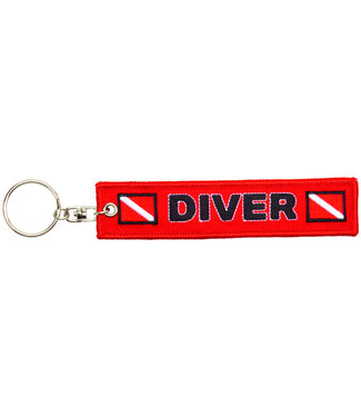 Sleutelhanger Diver Rood