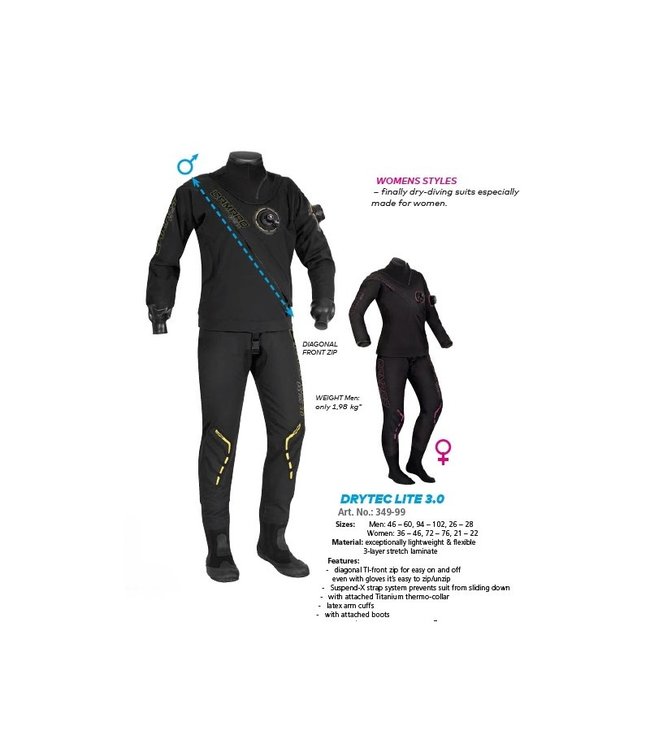 Camaro Drytec Lite 3.0 Droogpak dames