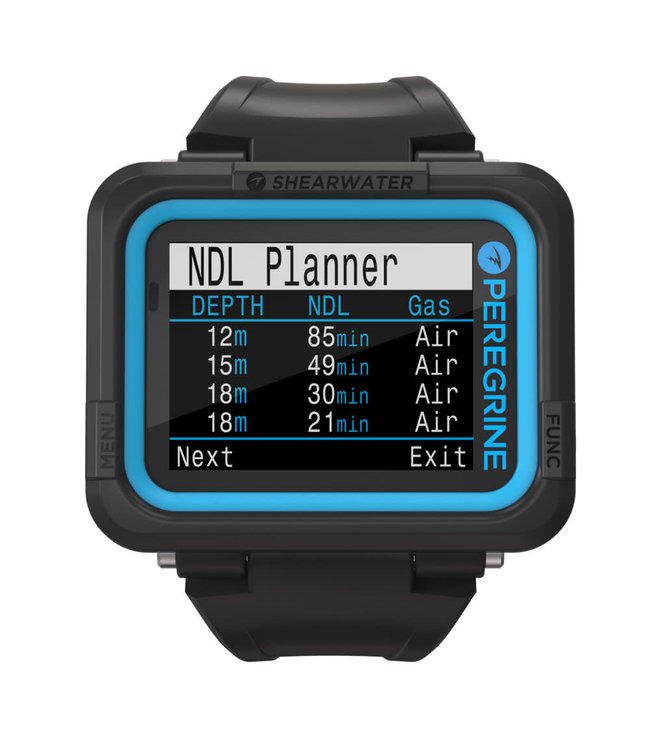 Shearwater Peregrine duikcomputer
