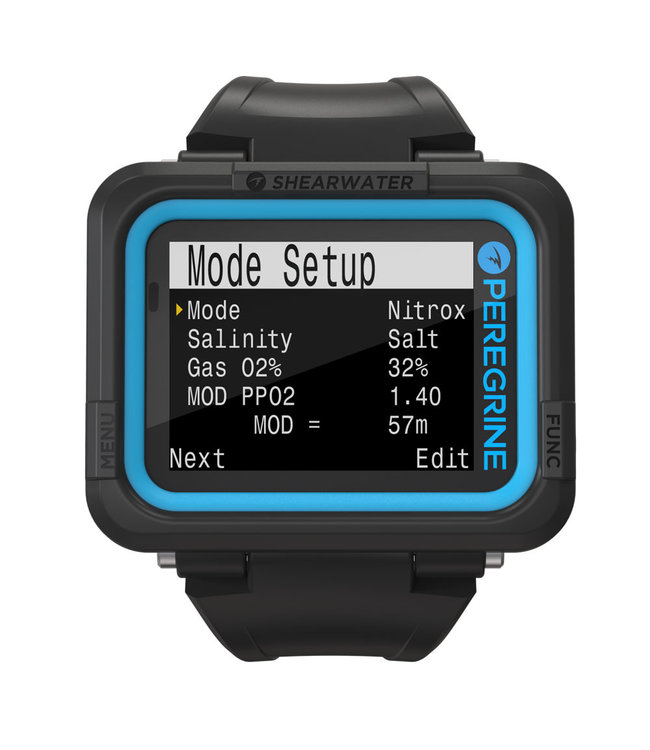 Shearwater Peregrine duikcomputer