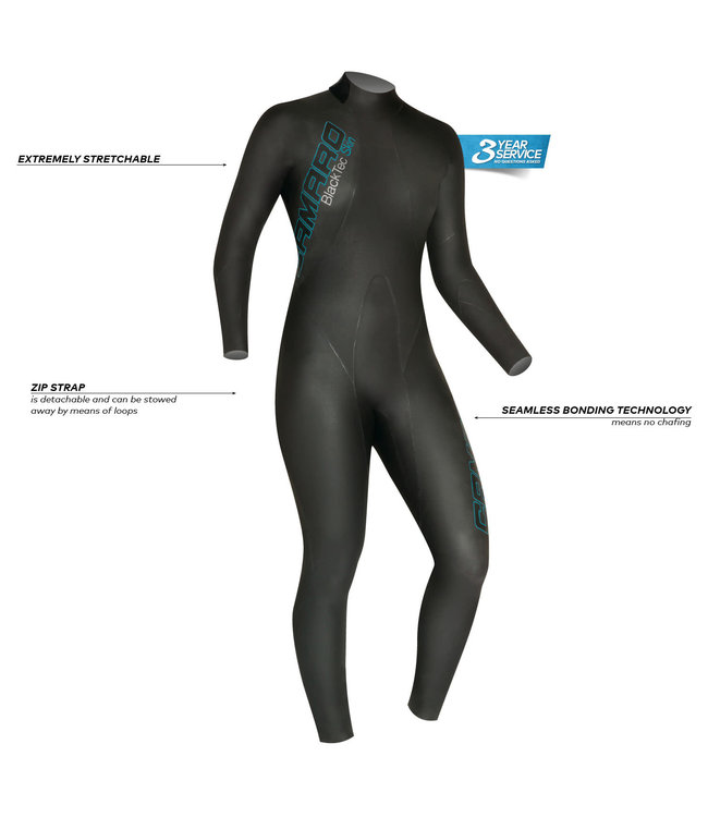 Camaro 2mm Blacktec zwempak dames