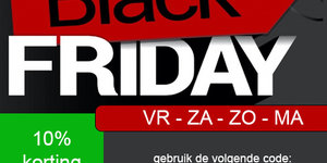 Black Friday t/m Cyber Monday KORTING
