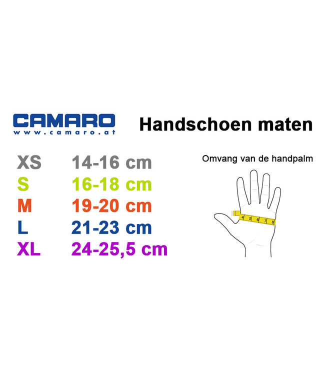Camaro 1mm Seamless Bonding handschoen