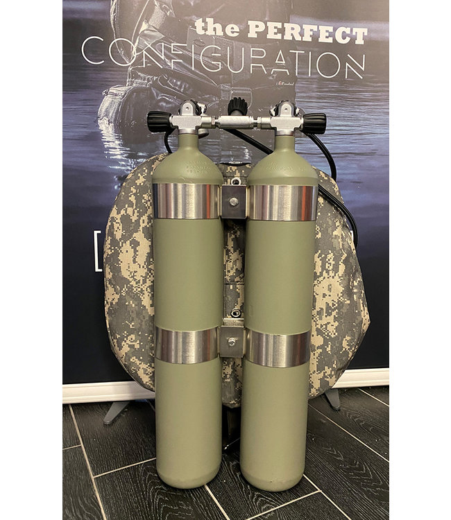 Complete Dubbelset 8,5 liter Tecline V1 ICE met  Donut 17SE