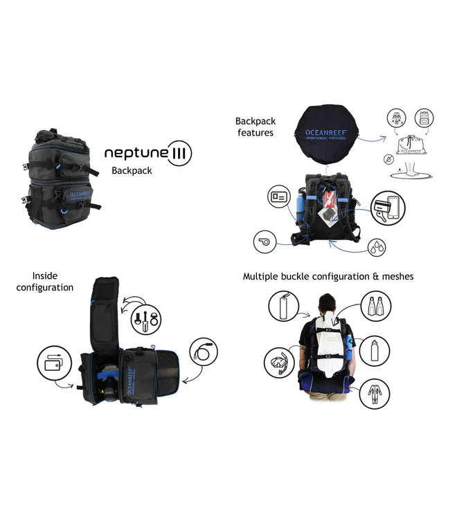 Oceanreef  Neptune III Back Pack