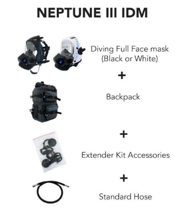 Oceanreef Neptune III volgelaatsmasker