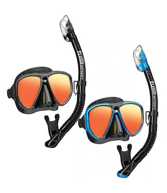 TUSA TUSA Powerview Dry Mirror snorkelset