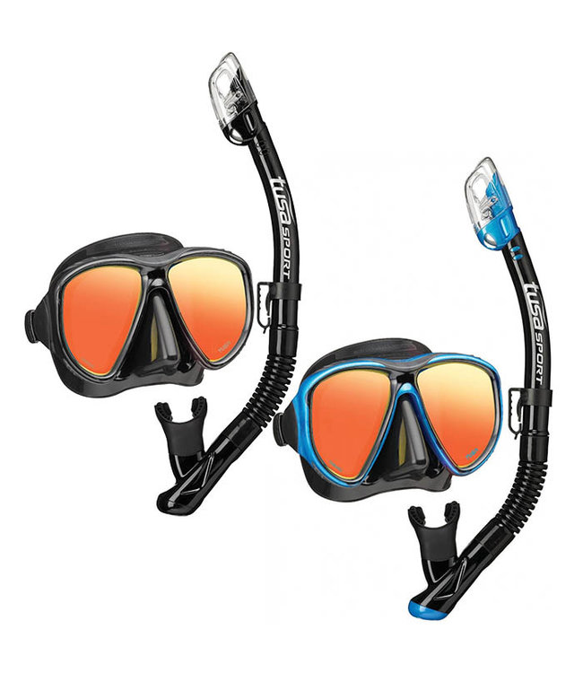 TUSA Powerview Dry Mirror snorkelset