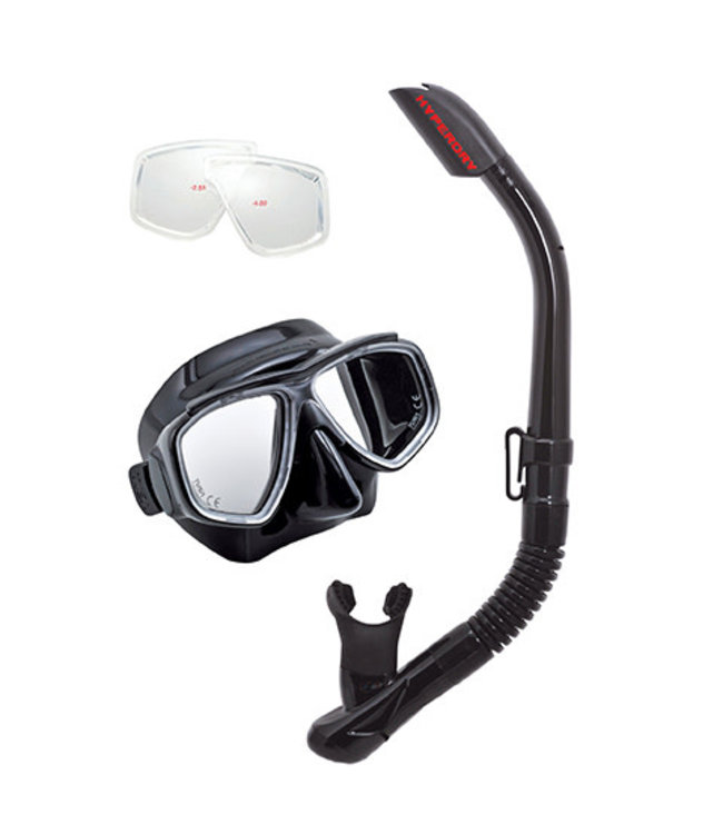 TUSA Splendive snorkelset op sterkte Min/Plus