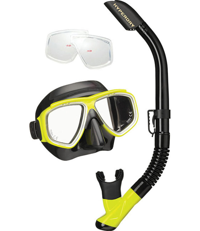 TUSA Splendive snorkelset op sterkte Min/Plus