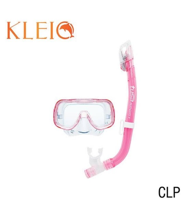 TUSA Mini-Kleio Dry junior snorkelset