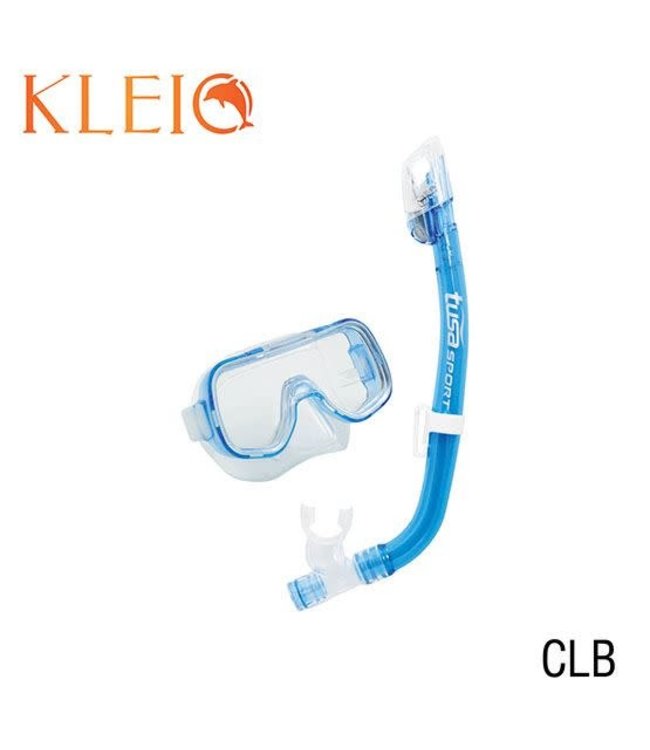 TUSA Mini-Kleio Dry junior snorkelset