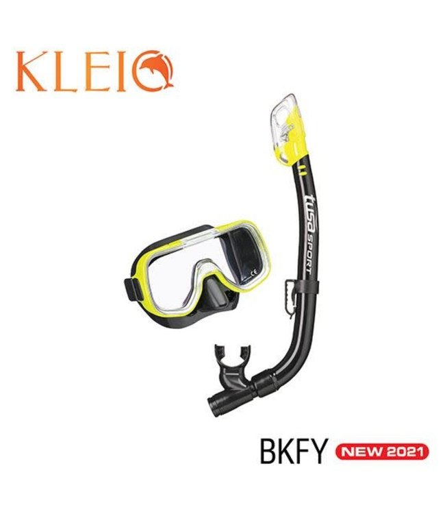TUSA Mini-Kleio Dry junior snorkelset