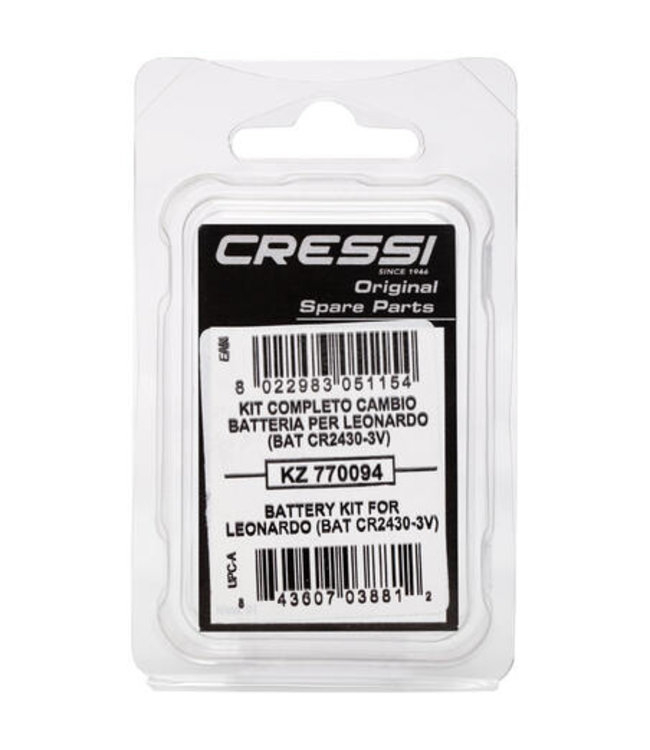 Cressi Batterij kit Leonardo/Giotto