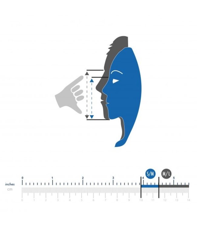 Oceanreef Neptune III volgelaatsmasker