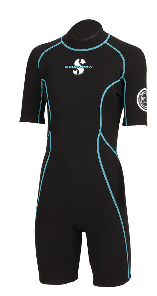 ScubaPro Men's 2mm Sport Shorty Wetsuit - Warm, Stretchy Neoprene For Tropical Diving & Pool Training