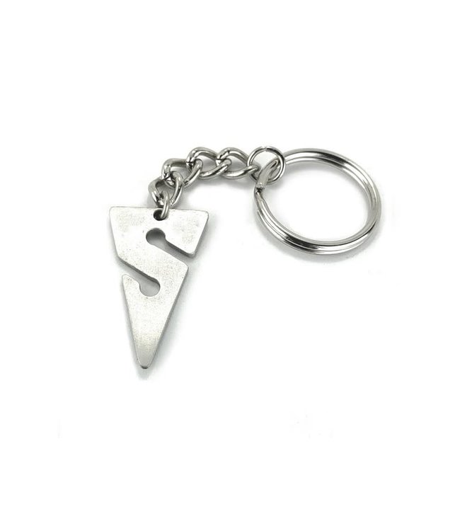 Big Blue Tinnen Sleutelhanger